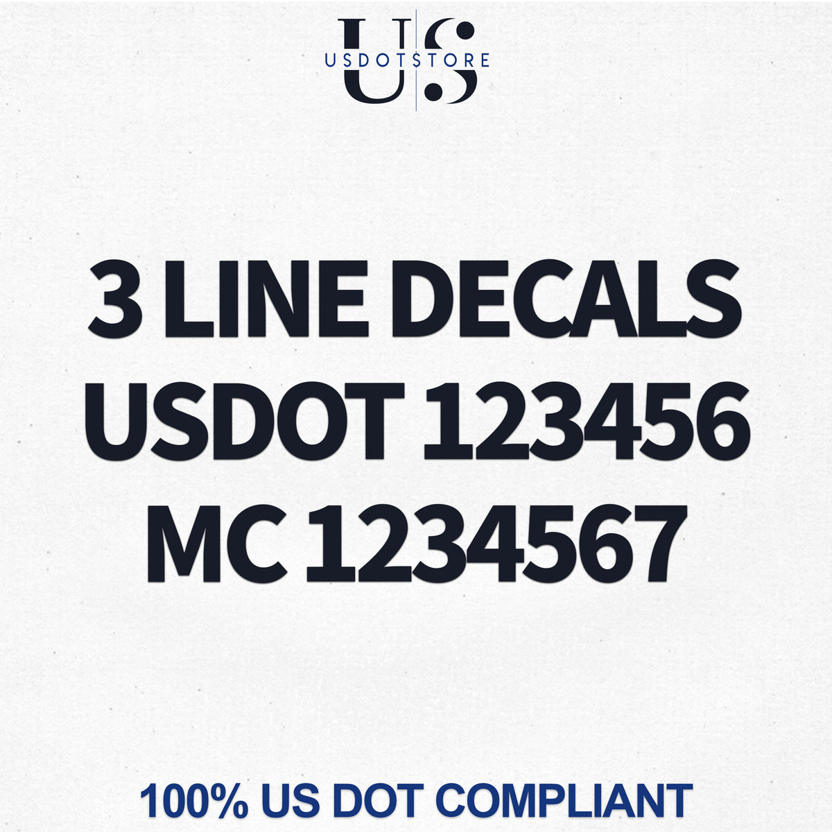 3 Line Decals – USDOTSTORE