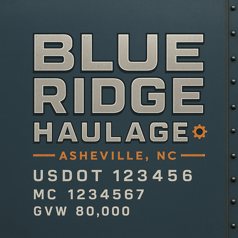 Custom Truck Door Lettering Decal Sticker Signs for US DOT Compliance | Custom USDOT Signs For Compliance | Add Your DOT, MC, GVW, CA, KYU, VIN Or Any Regulation Numbers You Need (Set of 2)