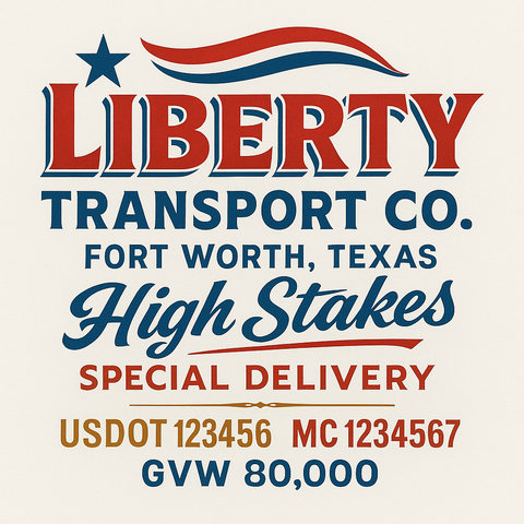Custom Truck Door Lettering Decal Sticker Signs for US DOT Compliance | Custom USDOT Signs For Compliance | Add Your DOT, MC, GVW, CA, KYU, VIN Or Any Regulation Numbers You Need (Set of 2)