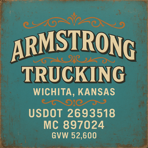 Custom Truck Door Lettering Decal Sticker Signs for US DOT Compliance | Custom USDOT Signs For Compliance | Add Your DOT, MC, GVW, CA, KYU, VIN Or Any Regulation Numbers You Need (Set of 2)