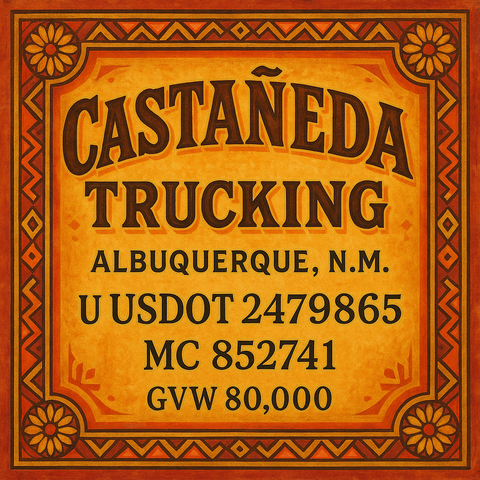 Custom Truck Door Lettering Decal Sticker Signs for US DOT Compliance | Custom USDOT Signs For Compliance | Add Your DOT, MC, GVW, CA, KYU, VIN Or Any Regulation Numbers You Need (Set of 2)