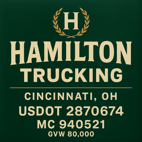 Custom Truck Door Lettering Decal Sticker Signs for US DOT Compliance | Custom USDOT Signs For Compliance | Add Your DOT, MC, GVW, CA, KYU, VIN Or Any Regulation Numbers You Need (Set of 2)