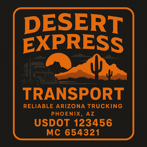 Custom Truck Door Lettering Decal Sticker Signs for US DOT Compliance | Custom USDOT Signs For Compliance | Add Your DOT, MC, GVW, CA, KYU, VIN Or Any Regulation Numbers You Need (Set of 2)