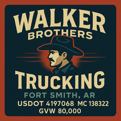 Custom Truck Door Lettering Decal Sticker Signs for US DOT Compliance | Custom USDOT Signs For Compliance | Add Your DOT, MC, GVW, CA, KYU, VIN Or Any Regulation Numbers You Need (Set of 2)