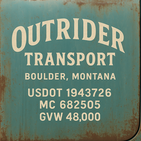 Custom Truck Door Lettering Decal Sticker Signs for US DOT Compliance | Custom USDOT Signs For Compliance | Add Your DOT, MC, GVW, CA, KYU, VIN Or Any Regulation Numbers You Need (Set of 2)