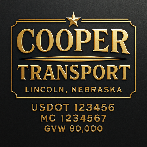 Custom Truck Door Lettering Decal Sticker Signs for US DOT Compliance | Custom USDOT Signs For Compliance | Add Your DOT, MC, GVW, CA, KYU, VIN Or Any Regulation Numbers You Need (Set of 2)