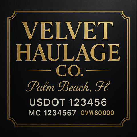 Custom Truck Door Lettering Decal Sticker Signs for US DOT Compliance | Custom USDOT Signs For Compliance | Add Your DOT, MC, GVW, CA, KYU, VIN Or Any Regulation Numbers You Need (Set of 2)