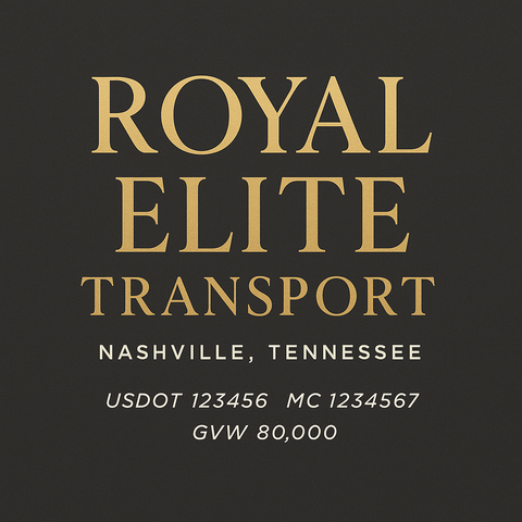 Custom Truck Door Lettering Decal Sticker Signs for US DOT Compliance | Custom USDOT Signs For Compliance | Add Your DOT, MC, GVW, CA, KYU, VIN Or Any Regulation Numbers You Need (Set of 2)