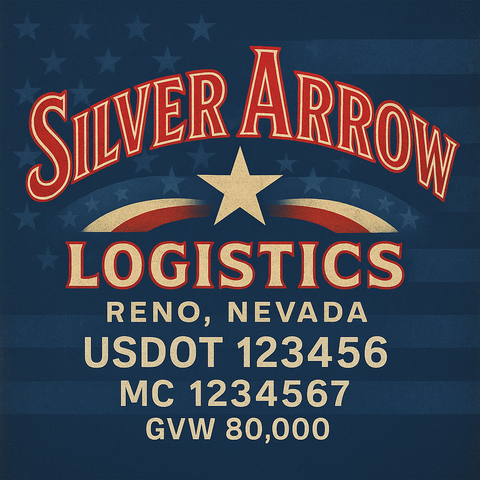 Custom Truck Door Lettering Decal Sticker Signs for US DOT Compliance | Custom USDOT Signs For Compliance | Add Your DOT, MC, GVW, CA, KYU, VIN Or Any Regulation Numbers You Need (Set of 2)