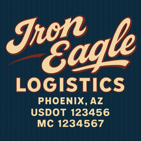 Custom Truck Door Lettering Decal Sticker Signs for US DOT Compliance | Custom USDOT Signs For Compliance | Add Your DOT, MC, GVW, CA, KYU, VIN Or Any Regulation Numbers You Need (Set of 2)