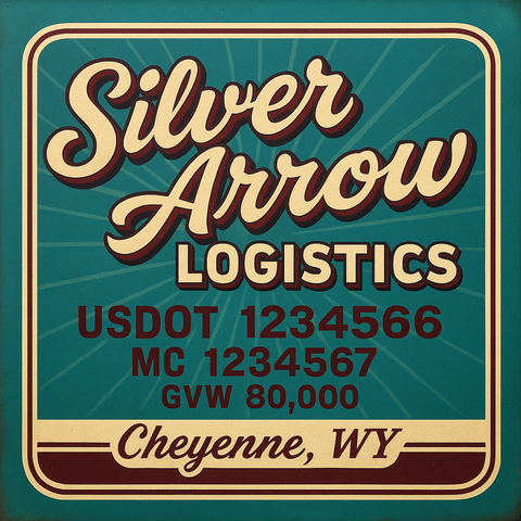 Custom Truck Door Lettering Decal Sticker Signs for US DOT Compliance | Custom USDOT Signs For Compliance | Add Your DOT, MC, GVW, CA, KYU, VIN Or Any Regulation Numbers You Need (Set of 2)