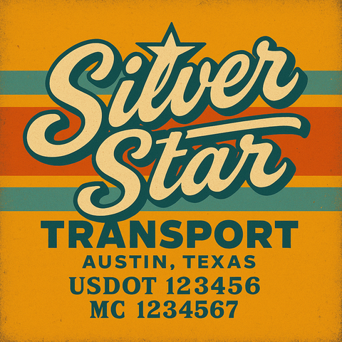 Custom Truck Door Lettering Decal Sticker Signs for US DOT Compliance | Custom USDOT Signs For Compliance | Add Your DOT, MC, GVW, CA, KYU, VIN Or Any Regulation Numbers You Need (Set of 2)