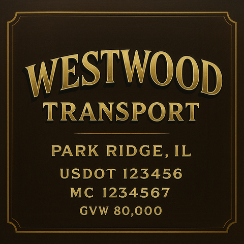Custom Truck Door Lettering Decal Sticker Signs for US DOT Compliance | Custom USDOT Signs For Compliance | Add Your DOT, MC, GVW, CA, KYU, VIN Or Any Regulation Numbers You Need (Set of 2)
