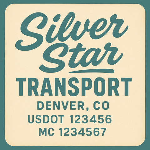 Custom Truck Door Lettering Decal Sticker Signs for US DOT Compliance | Custom USDOT Signs For Compliance | Add Your DOT, MC, GVW, CA, KYU, VIN Or Any Regulation Numbers You Need (Set of 2)