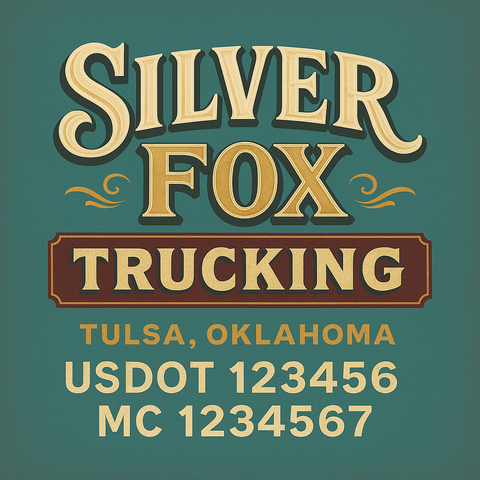 Custom Truck Door Lettering Decal Sticker Signs for US DOT Compliance | Custom USDOT Signs For Compliance | Add Your DOT, MC, GVW, CA, KYU, VIN Or Any Regulation Numbers You Need (Set of 2)