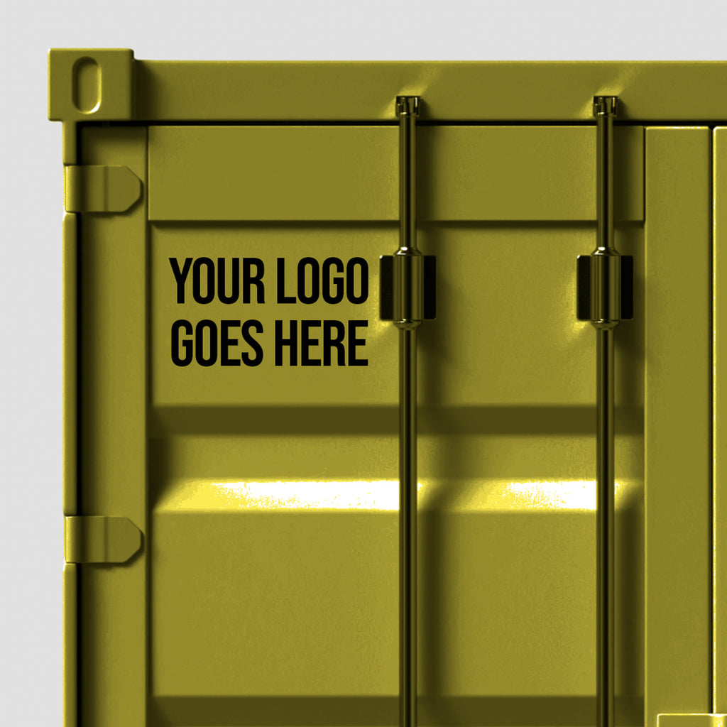 Custom Shipping Container Business Name Decal Sticker Sign – USDOTSTORE