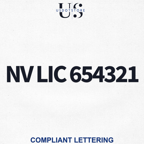 nv lic decal 