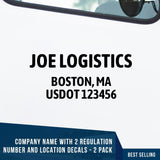 Company Name Truck Decal