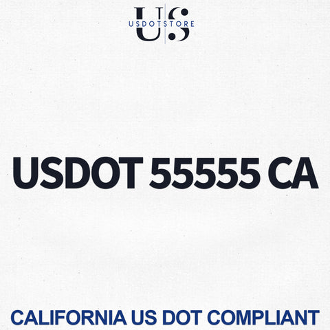 usdot decal California