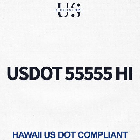 usdot decal hawaii