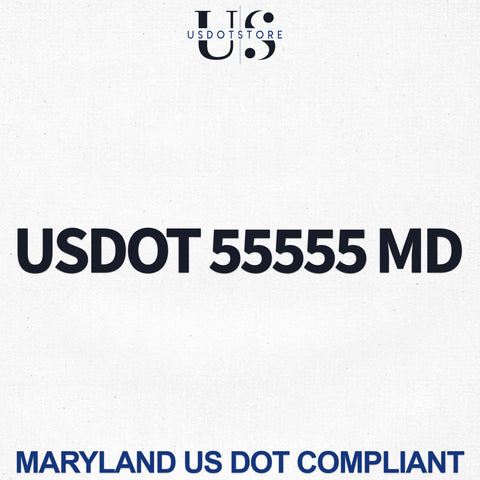 usdot decal Maryland