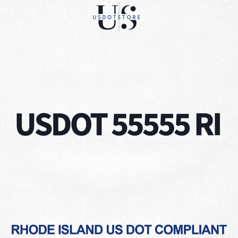 usdot decal Rhode Island