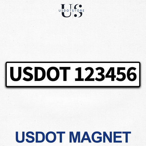 usdot magnetic sign