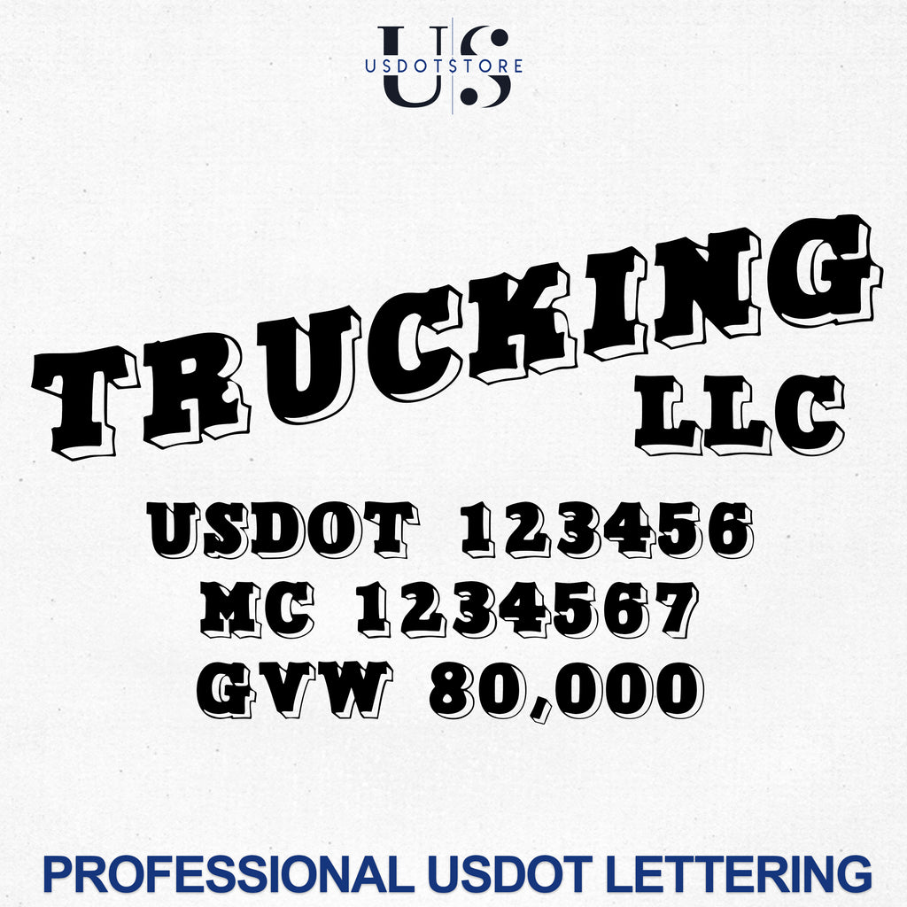 USDOT Number Sticker Decal Lettering Florida (2-Pack) – USDOT Depot USDOT Number Sticker Decal Lettering Florida (2-Pack) – USDOT Depot